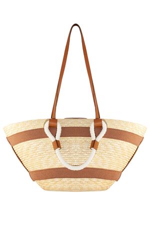 Borsa in paglia beige CATARZI 1910 | P25CAT66NATECR
